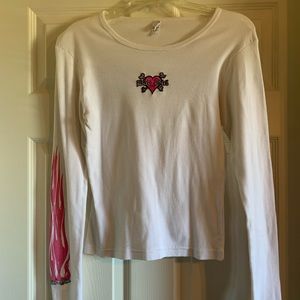 Womens American Apparel Ling Sleeve Shirt